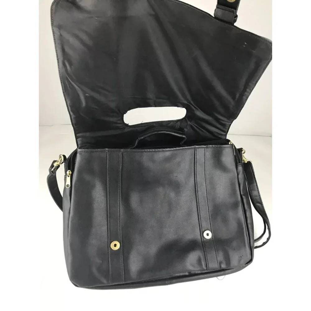 Original Carriage Collection Unisex‎ Adults Black Shoulder Strap Messenger Bag